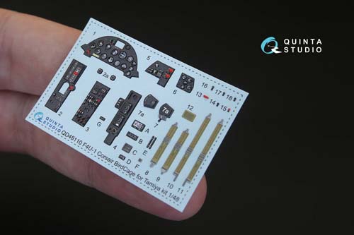 Quinta Studio 1/48 F4U-1 Interior Detail Set