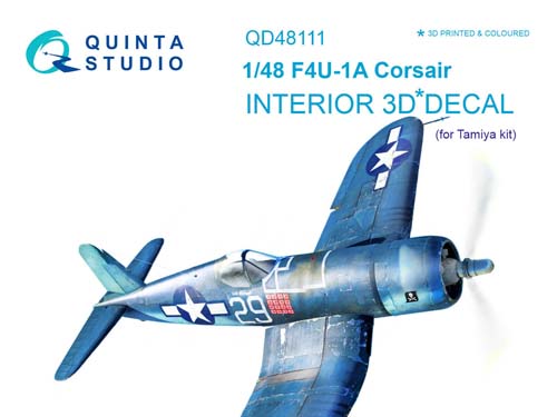 Quinta Studio 1/48 F4U-1A Interior Detail Set