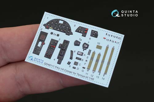 Quinta Studio 1/48 F4U-1A Interior Detail Set