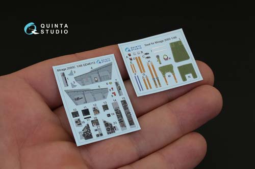 Quinta Studio 1/48 Mirage 2000C Interior Detail Set