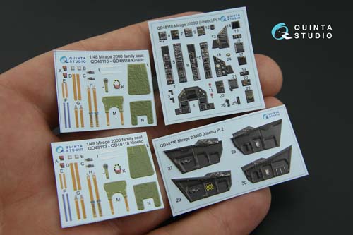 Quinta Studio 1/48 Mirage 2000D Interior Detail Set