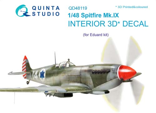 Quinta Studio 1/48 Spitfire Mk.IX Interior Detail Set