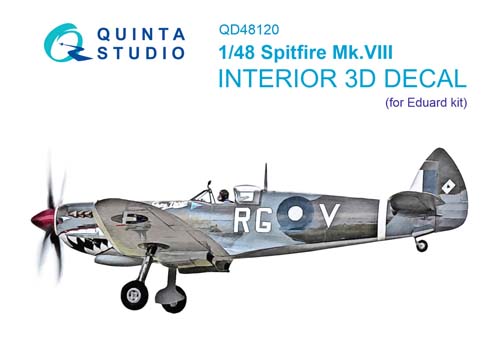 Quinta Studio 1/48 Spitfire Mk.VIII Interior Detail Set