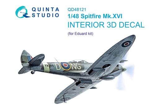 Quinta Studio 1/48 Spitfire Mk.XVI Interior Detail Set