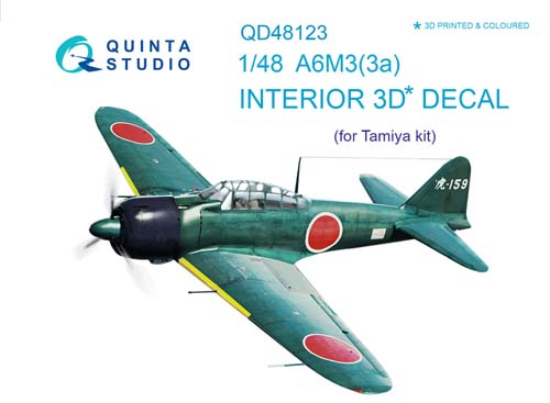 Quinta Studio 1/48 A6M3 Interior Detail Set
