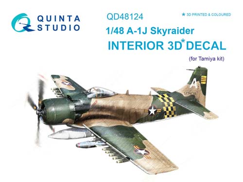 Quinta Studio 1/48 A-1J Skyraider Interior Detail Set