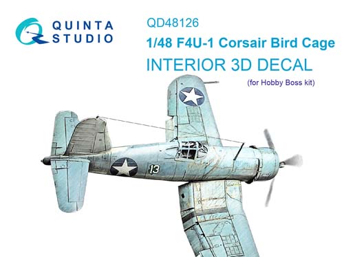 Quinta Studio 1/48 F4U-1 Interior Detail Set