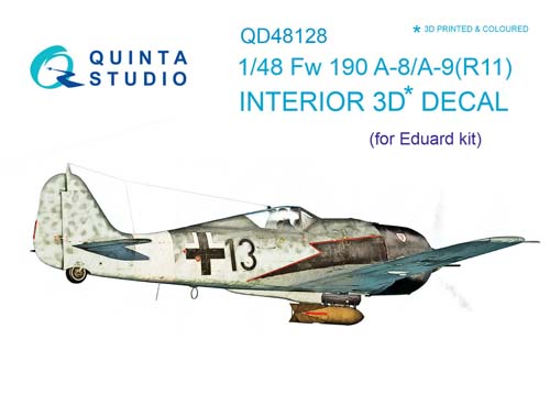 Quinta Studio 1/48 Fw 190A-8/9 Interior Detail Set