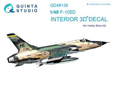 Quinta Studio 1/48 F-105D Interior Detail Set