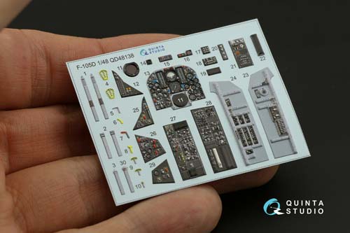 Quinta Studio 1/48 F-105D Interior Detail Set