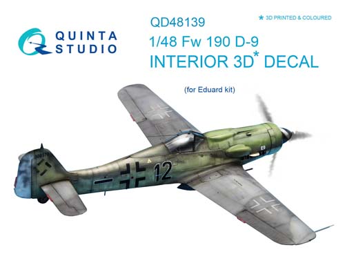 Quinta Studio 1/48 Fw 190D-9 Interior Detail Set