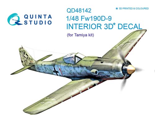 Quinta Studio 1/48 Fw 190D-9 Interior Detail Set
