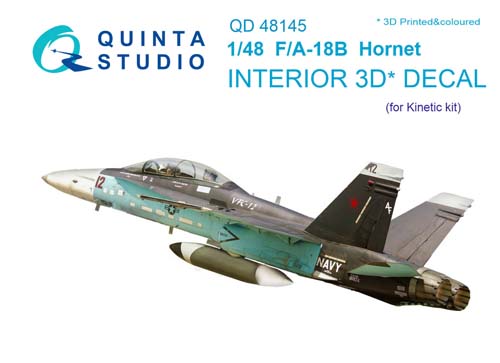 Quinta Studio 1/48 F/A-18B Interior Detail Set