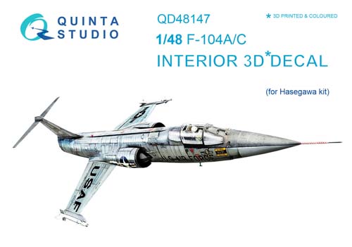 Quinta Studio 1/48 F-104A/C Interior Detail Set