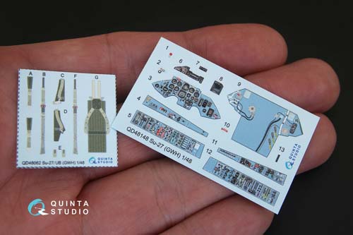 Quinta Studio 1/48 Su-27 Interior Detail Set
