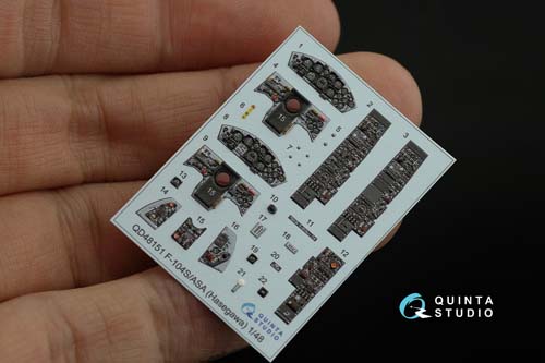 Quinta Studio 1/48 F-104S-ASA Interior Detail Set