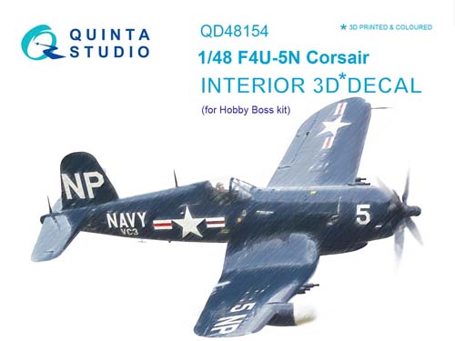 Quinta Studio 1/48 F4U-5N Interior Detail Set