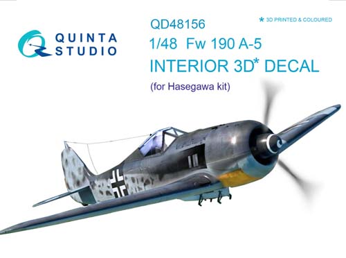 Quinta Studio 1/48 Fw 190A-5 Interior Detail Set