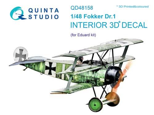 Quinta Studio 1/48 Fokker Dr.I Interior Detail Set