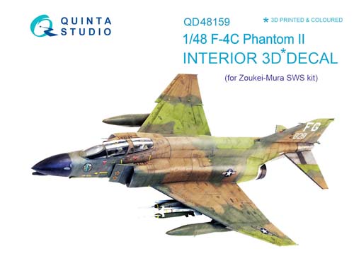 Quinta Studio 1/48 F-4C Phantom II Interior Detail Set