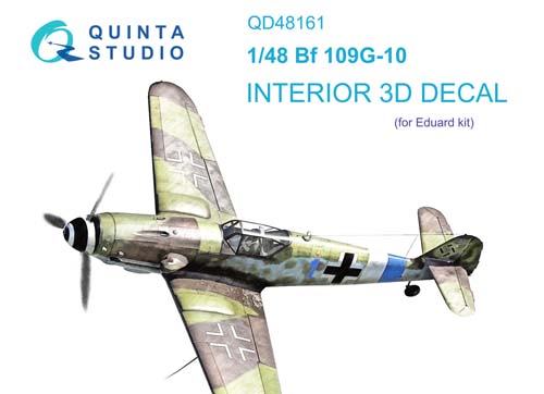 Quinta Studio 1/48 Bf 109G-10 Interior Detail Set