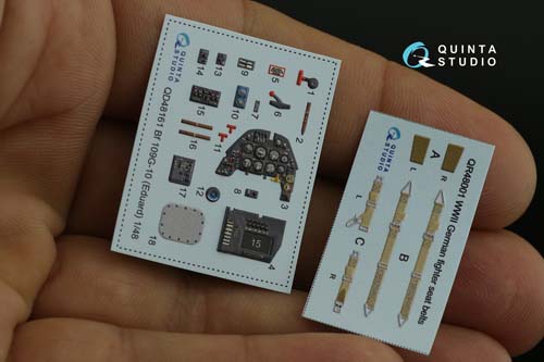 Quinta Studio 1/48 Bf 109G-10 Interior Detail Set