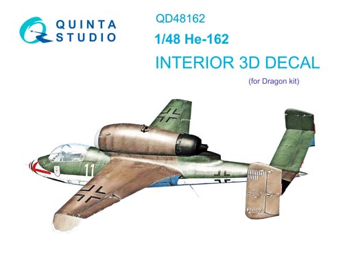 Quinta Studio 1/48 He 162 Interior Detail Set