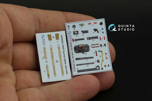 Quinta Studio 1/48 He 162 Interior Detail Set
