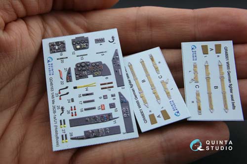 Quinta Studio 1/48 Me 262B-1a/U1 Interior Detail Set