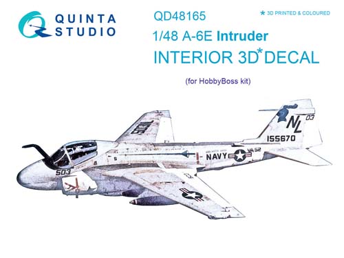 Quinta Studio 1/48 A-6E Intruder Interior Detail Set