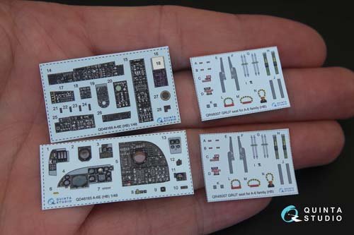 Quinta Studio 1/48 A-6E Intruder Interior Detail Set