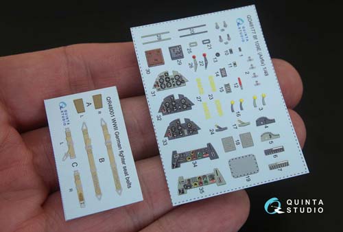 Quinta Studio 1/48 Bf 109E Interior Detail Set