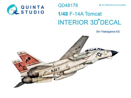Quinta Studio 1/48 F-14A Interior Detail Set