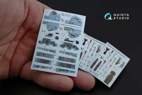 Quinta Studio 1/48 Su-27UB Interior Detail Set
