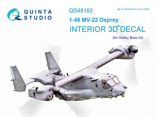 Quinta Studio 1/48 MV-22 Interior Detail Set