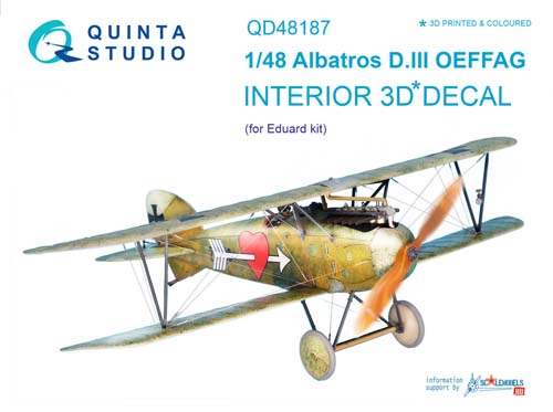 Quinta Studio 1/48 Albatros D.III OEFFAG Interior Detail Set