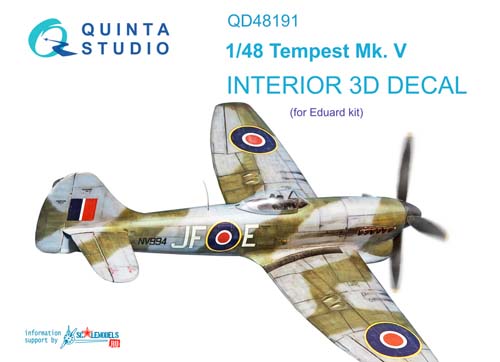 Quinta Studio 1/48 Tempest V Interior Detail Set