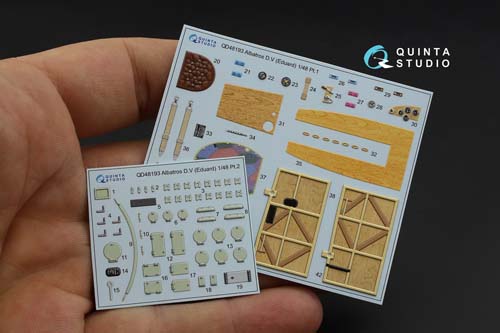 Quinta Studio 1/48 Albatros D.V Interior Detail Set
