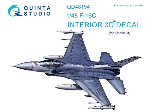Quinta Studio 1/48 F-16C Interior Detail Set