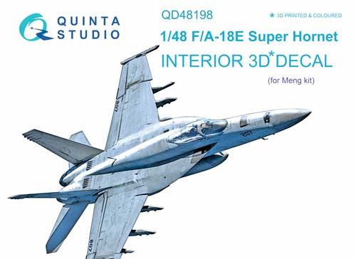 Quinta Studio 1/48 F/A-18E Interior Detail Set