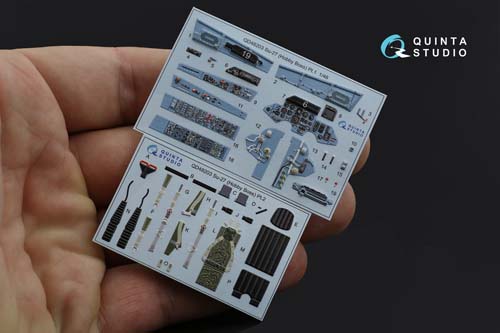 Quinta Studio 1/48 Su-27 Interior Detail Set