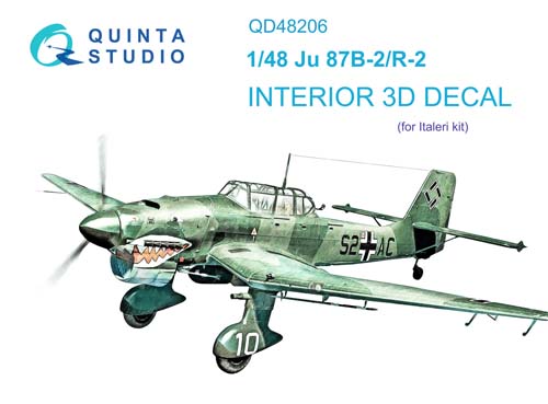 Quinta Studio 1/48 Ju 87B-2/R-2 Interior Detail Set