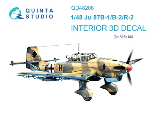 Quinta Studio 1/48 Ju 87B-1/B-2/R-2 Interior Detail Set