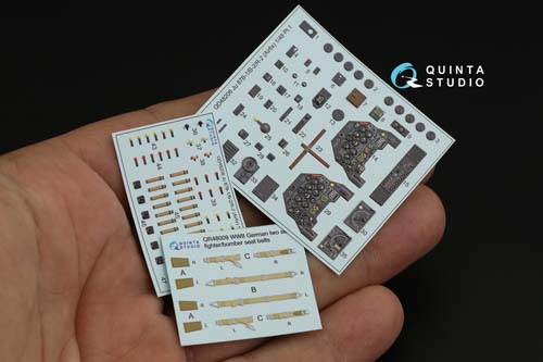 Quinta Studio 1/48 Ju 87B-1/B-2/R-2 Interior Detail Set