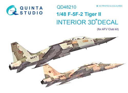 Quinta Studio 1/48 F-5F Interior Detail Set