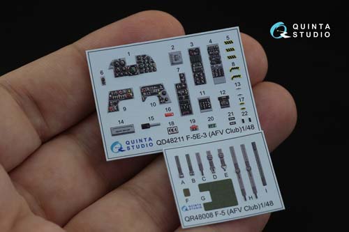 Quinta Studio 1/48 F-5E Interior Detail Set