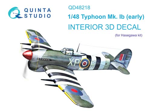 Quinta Studio 1/48 Typhoon Mk.IB Interior Detail Set