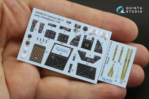 Quinta Studio 1/48 Typhoon Mk.IB Interior Detail Set
