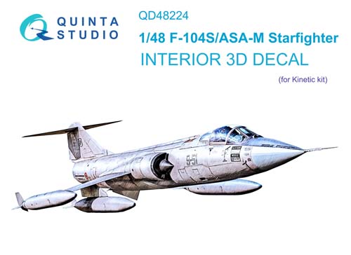 Quinta Studio 1/48 F-104S/ASA-M Interior Detail Set