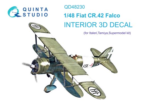 Quinta Studio 1/48 CR.42 Interior Detail Set